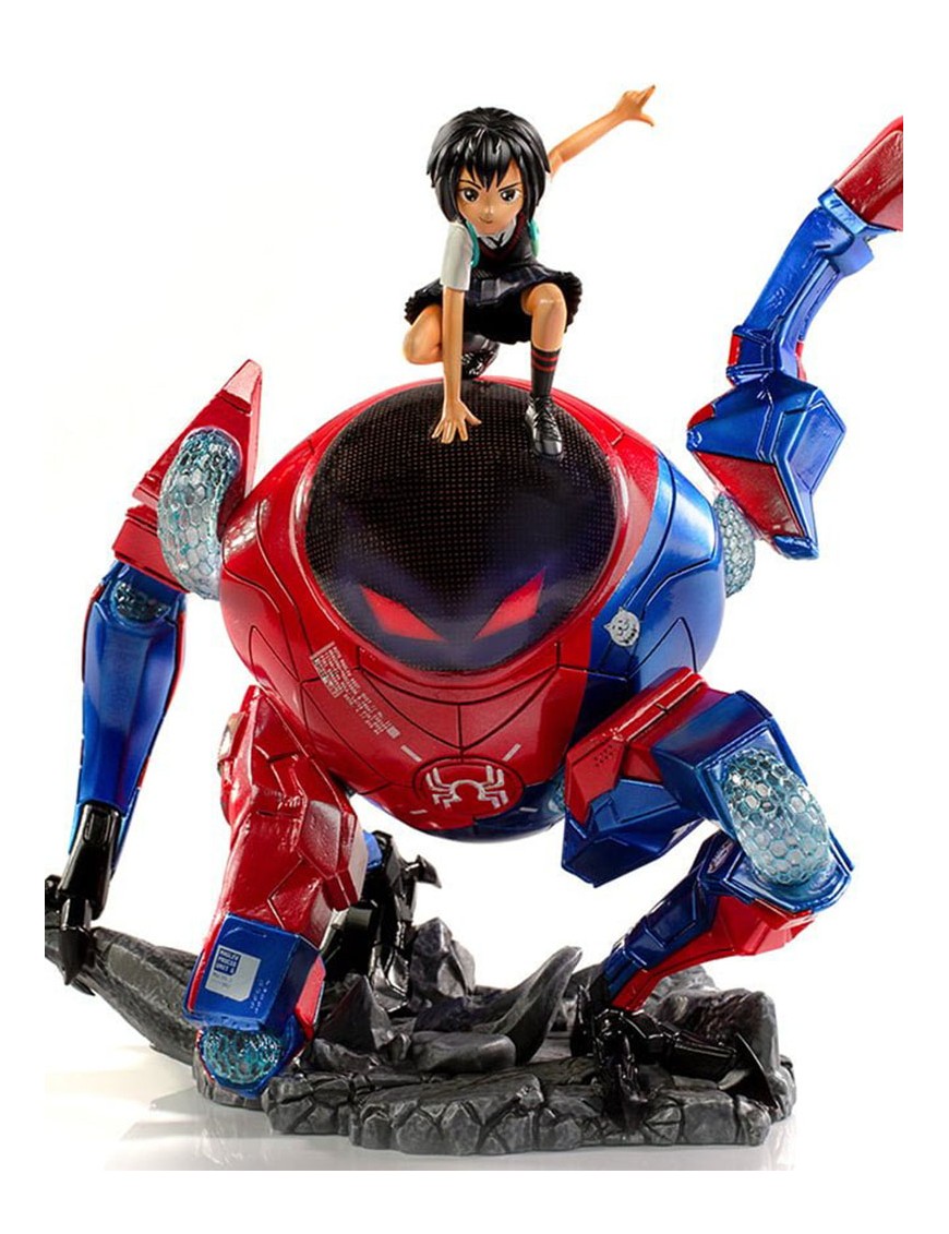 SpiderMan: Into The Spider-verse statuette BDS Art Scale Deluxe 1/10 Peni  Parker & SP 25 cm