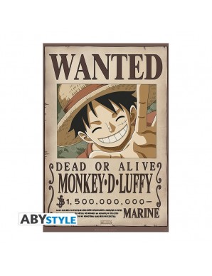 One Piece - poster "WANTED LUFFY NEW 1.500.000.000"  - 91,5 x 61 cm