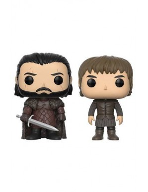 The Game of Thrones 2 pack POP! Vinyl figurines Jon Snow & Bran Stark 9 cm - Exclusive