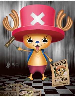 Poster Framed - One Piece - Chopper - 3D Print...
