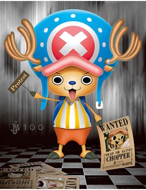 Poster Framed - One Piece - Chopper - 3D Print 30x40cm