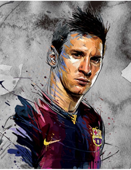 Cadres maillot de foot Messi