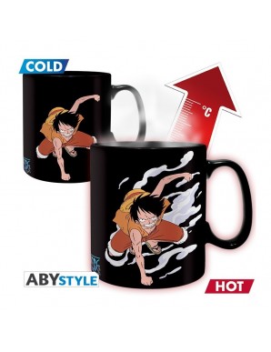 Thermo reactive mug -  Luffy and Ace - One Piece