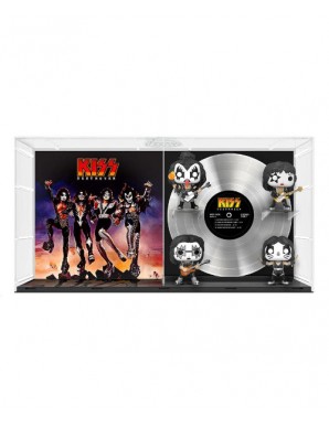 KISS pack de 4 figurines POP! Albums Vinyl...