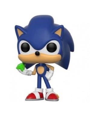 Sonic POP! Disney Figurine en Vinyle Sonic avec émeraude
