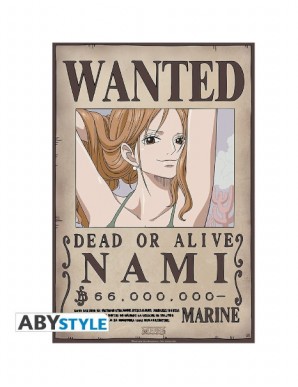 One Piece - poster "WANTED NAMI NEW...