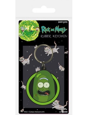 Rick and Morty rubber key ring Pickle Rick 6 cm