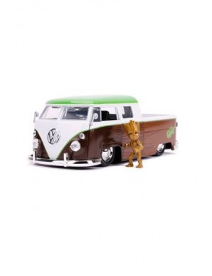 Les Gardiens de la Galaxie 1/24 Hollywood Rides 1962 Volkswagen Bus métal avec figurine