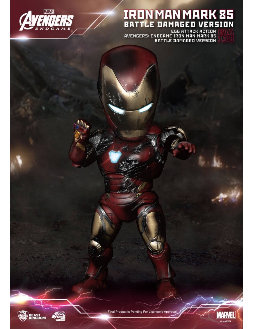 Beast Kingdom Figurine Casque endommagé d'Iron Man, Avengers