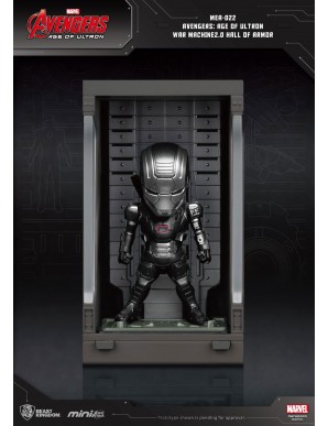 Avengers L'Ère d'Ultron Mini Egg Attack figurine Hall of Armor War Machine 2.0 8 cm