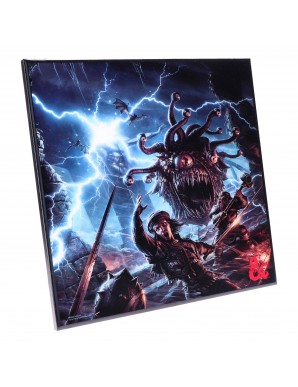 Dungeons & Dragons décoration murale Crystal Clear Picture Monster Manual 32 x 32 cm