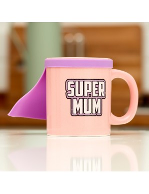 Super Mum mug with cape