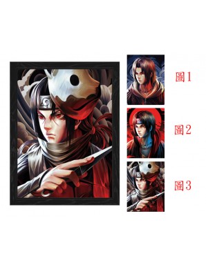 Stickers Muraux 3D Naruto x Sasuke 60x90cm