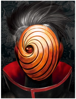 Décor Mural Encadré - Naruto - Masque - Impression 3D - 30x40 Cm