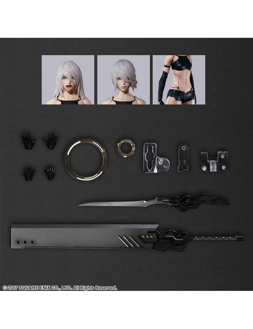 Nier Automata Play Arts Kai Figurine A2 Yorha Type A N°2 Version Deluxe 25 Cm 5504