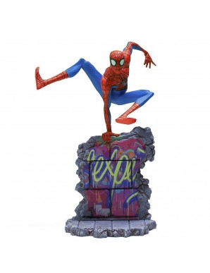 SpiderMan : New Generation statuette BDS Art Scale Deluxe 1/10 Peter B. Parker 21 cm